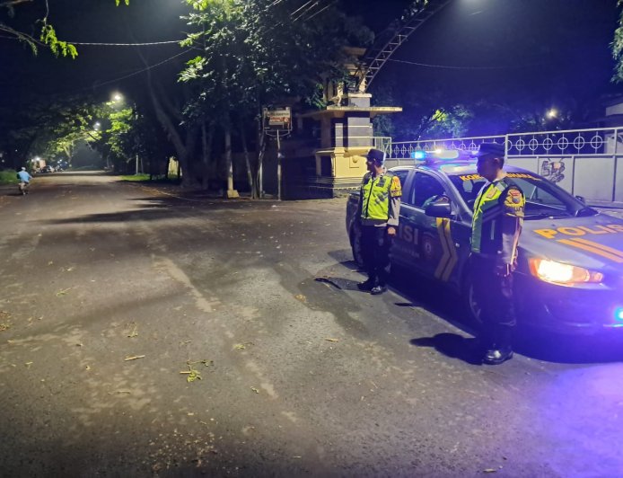 Polsek Mejayan optimalkan patroli malam demi menjaga kamtibmas tetap kondusif