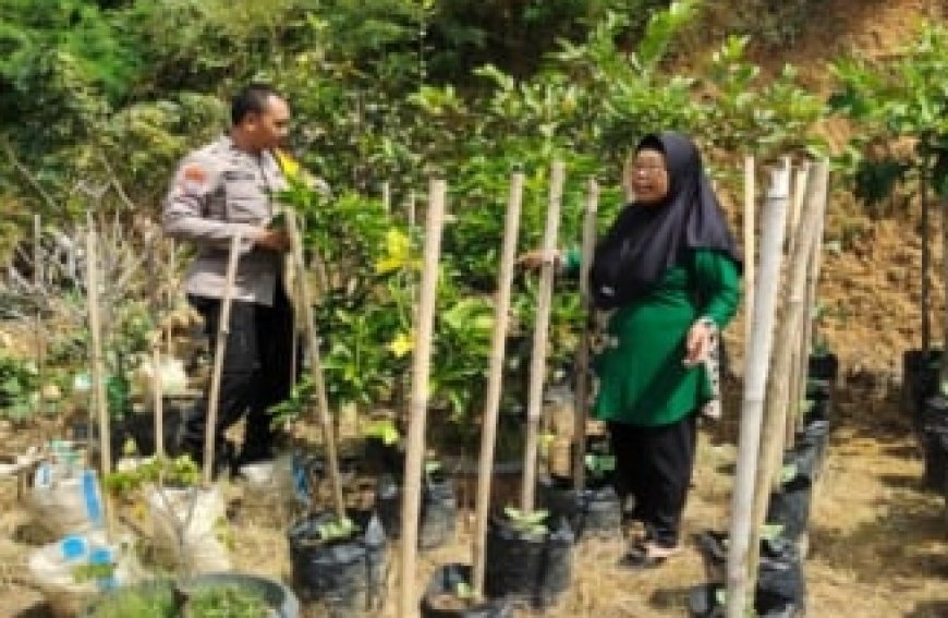 Dukungan Diberikan Bhabinkamtibmas Desa Morang Kepada Petani Sayuran
