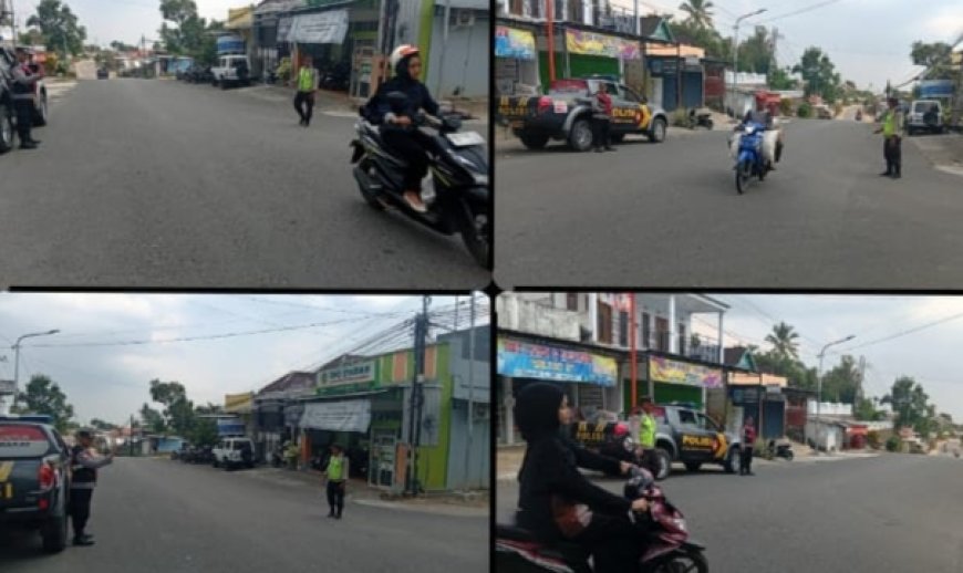 KSPKT Polsek Kare dan Anggota Tegak Lurus Pengaturan Pagi di Wilayah Kare