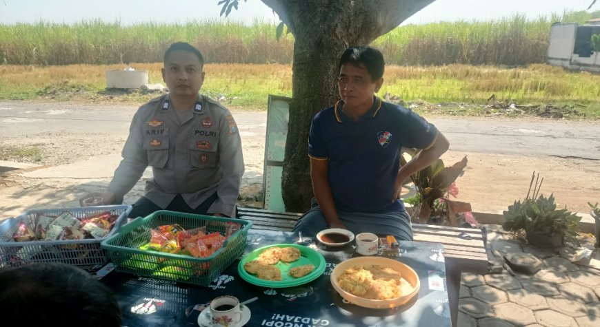 Ngopi Bareng! Cara Pak Bhabin Lebih Dekat Dengan Warga Binaan