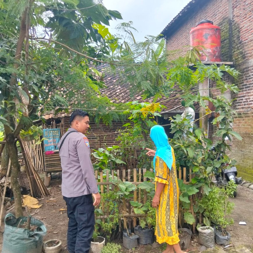 Bripka Yudha Tikna Sambangi Pekarangan Pangan Bergizi Warga Binaan